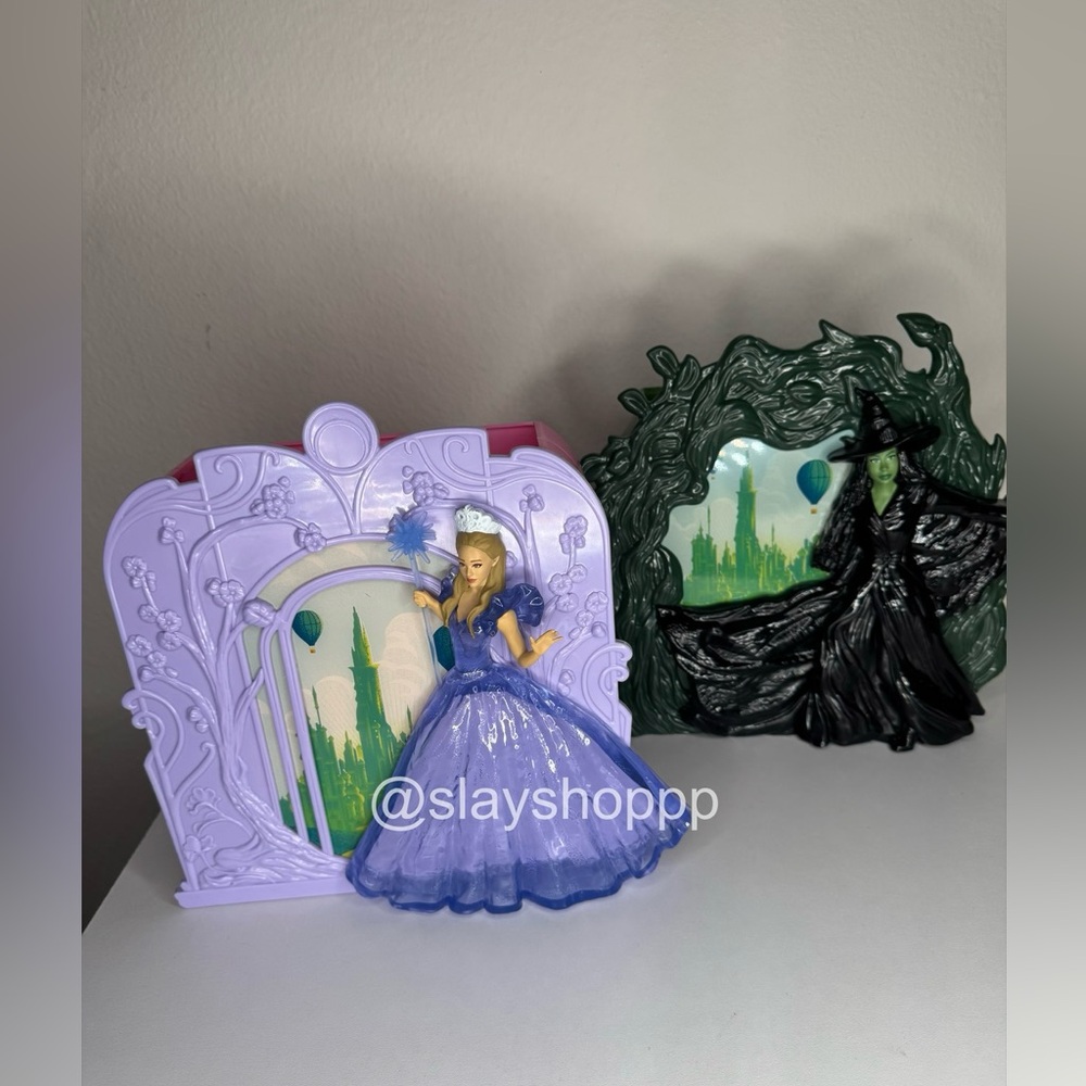Wicked For Good 2025 Elphaba Glinda Popcorn Bucket Cinemark IN HAND BUNDLE